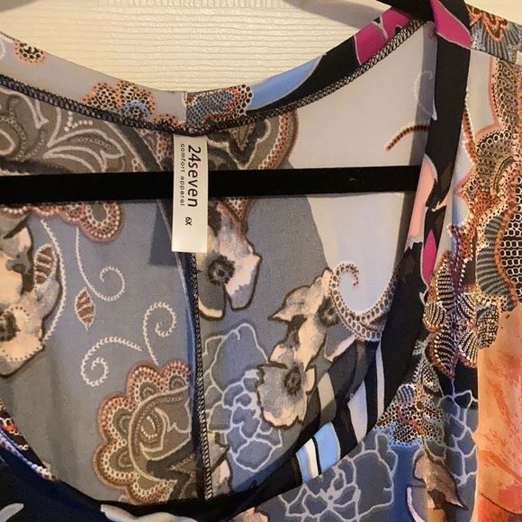 24/7 Comfort Apparel Maternity Tunic Top 6X - Picture 3 of 5